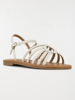 Sandales brides tressées femme (36-41)