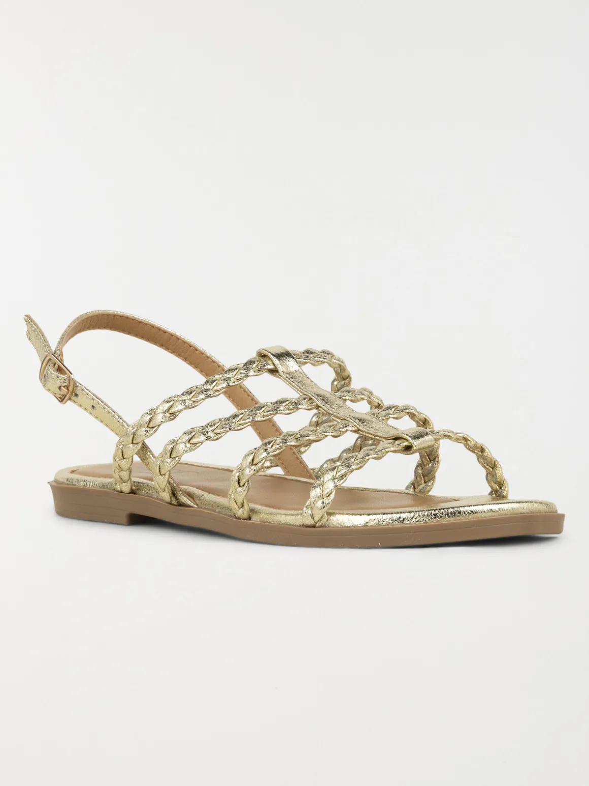 Sandales brides tressées femme (36-41)