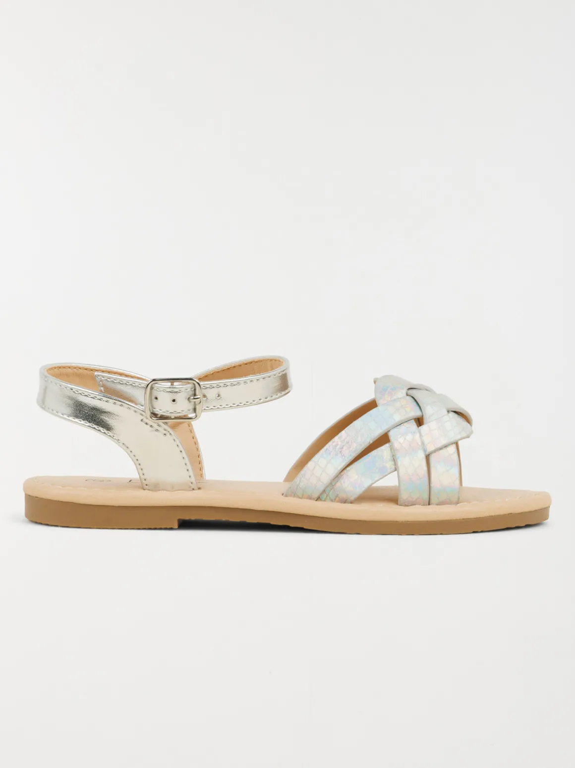 Sandales coloris argenté fille (31-36)