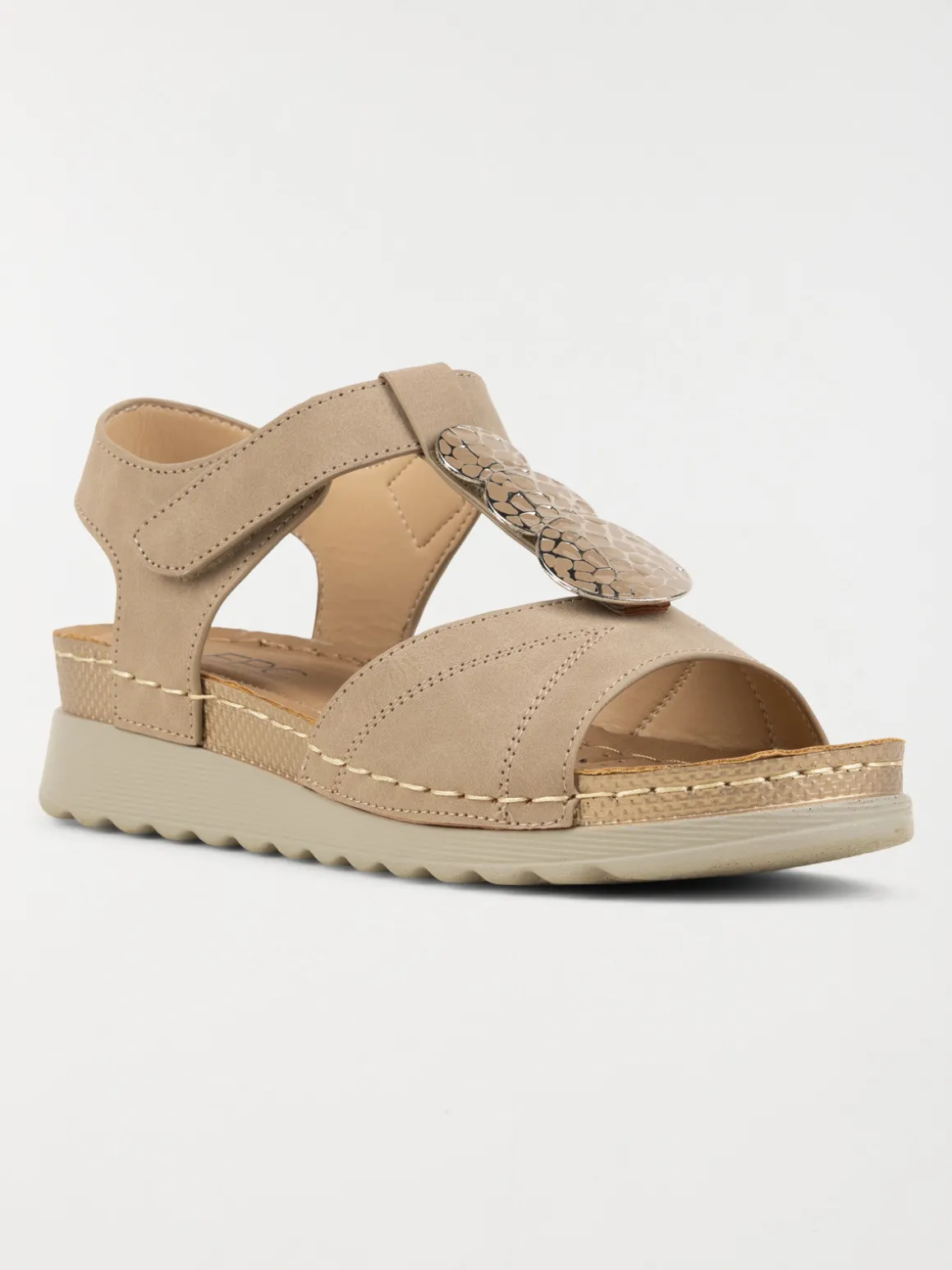 Sandales coloris beige femme (36-41)