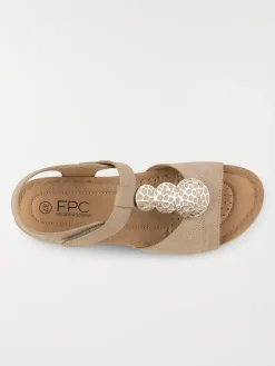 Sandales coloris beige femme (36-41)