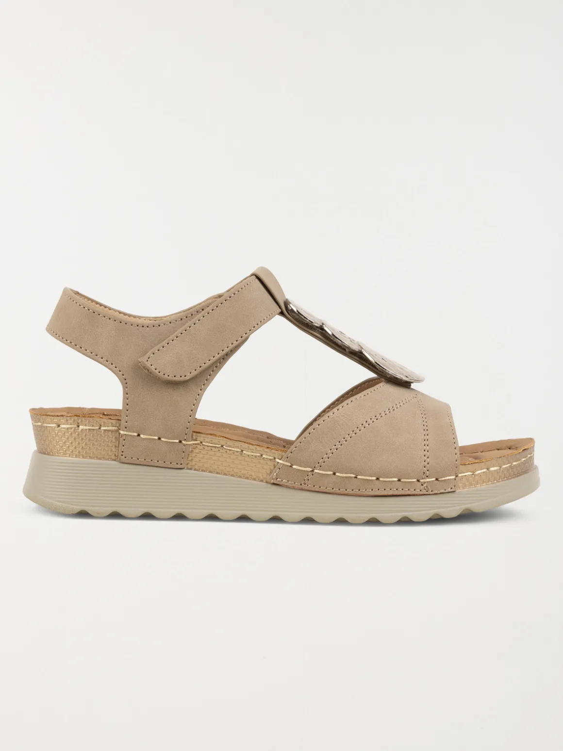 Sandales coloris beige femme (36-41)