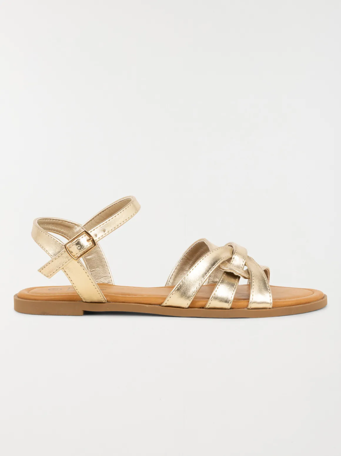 Sandales coloris doré femme (37-42)