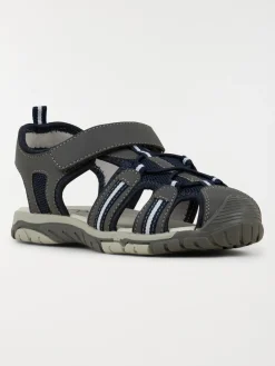 Sandales coloris gris garçon (31-36)