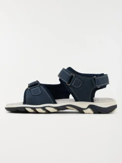 Sandales coloris marine garçon (31-36)
