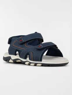 Sandales coloris marine garçon (31-36)