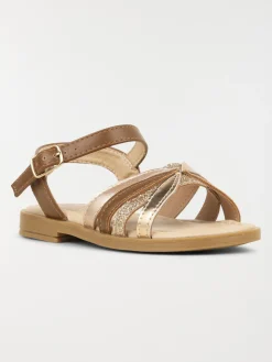 Sandales coloris marron fille (24-30)