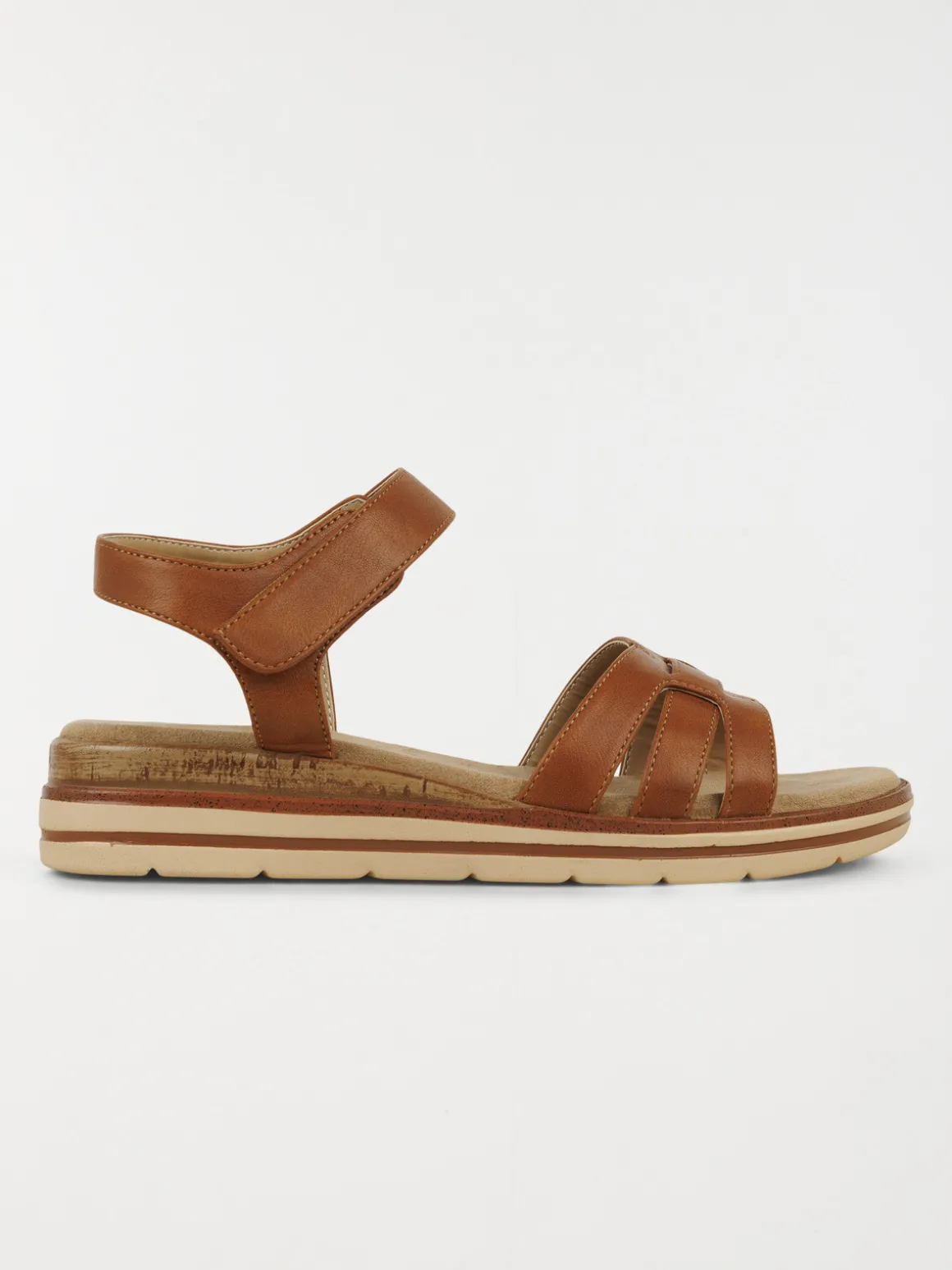 Sandales coloris marron femme (36-41)
