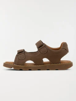 Sandales coloris marron garçon (31-34)