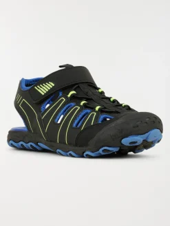 Sandales coloris noir garçon (33-39)