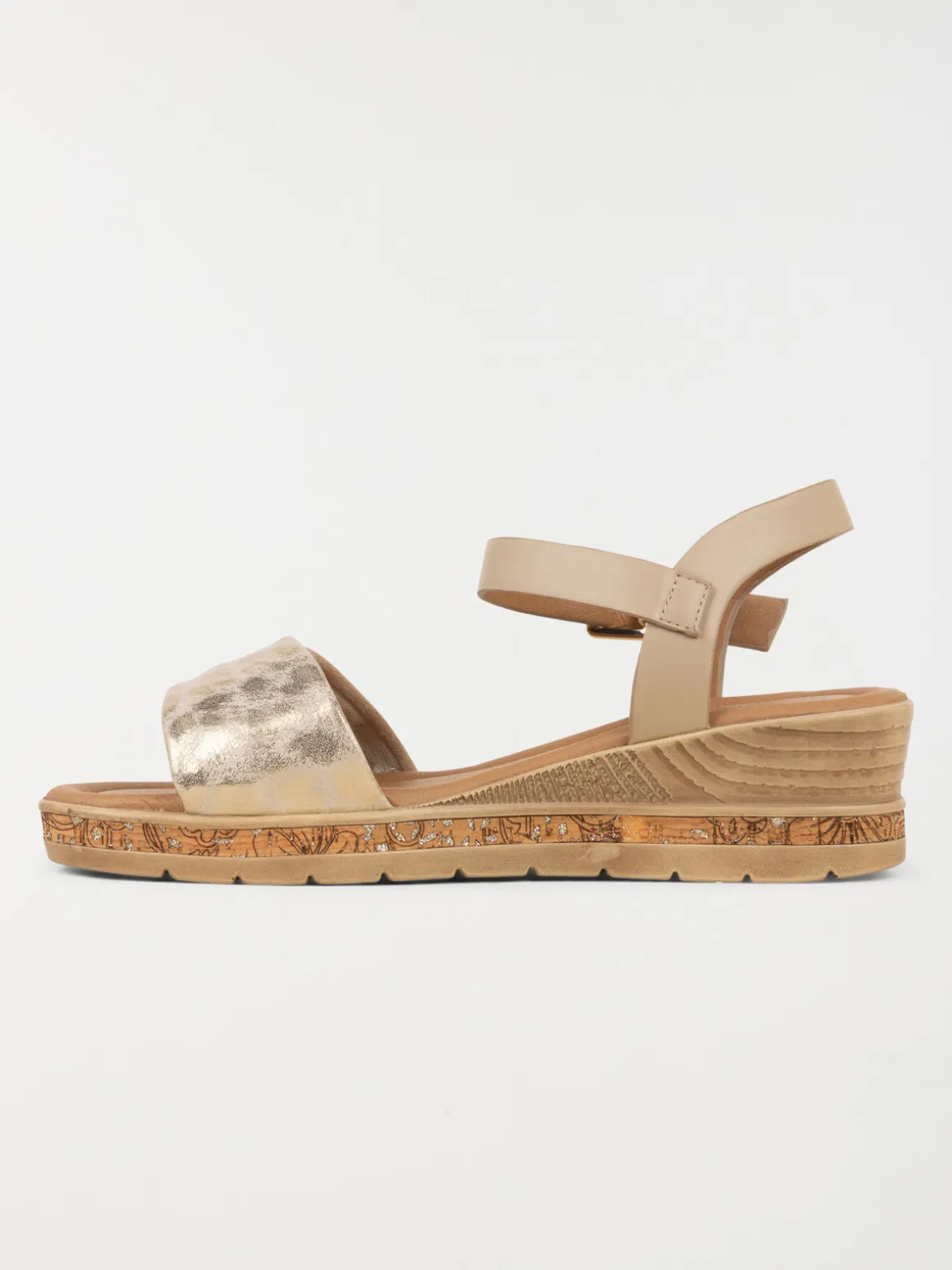 Sandales coloris taupe femme (36-41)