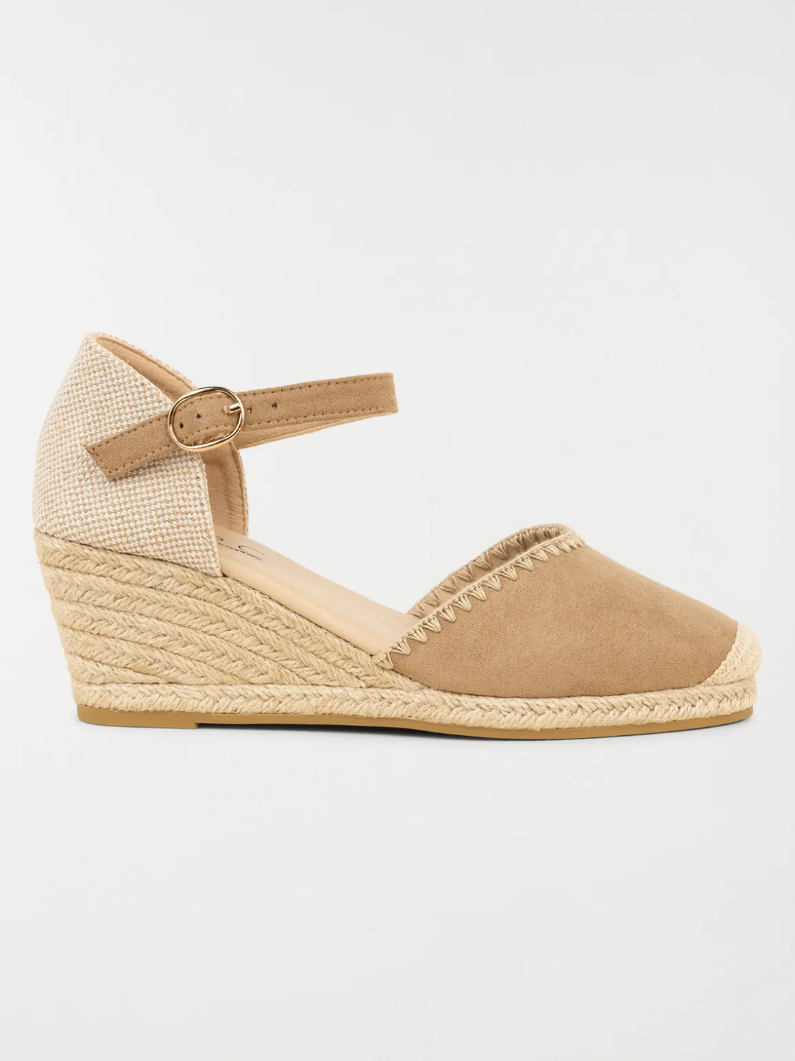 Sandales compensées beige femme (36-41)