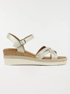Sandales compensées beige femme (36-41)