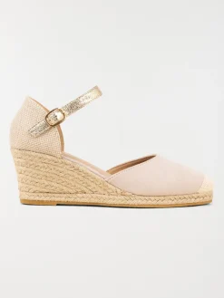 Sandales compensées beige femme (36-41)