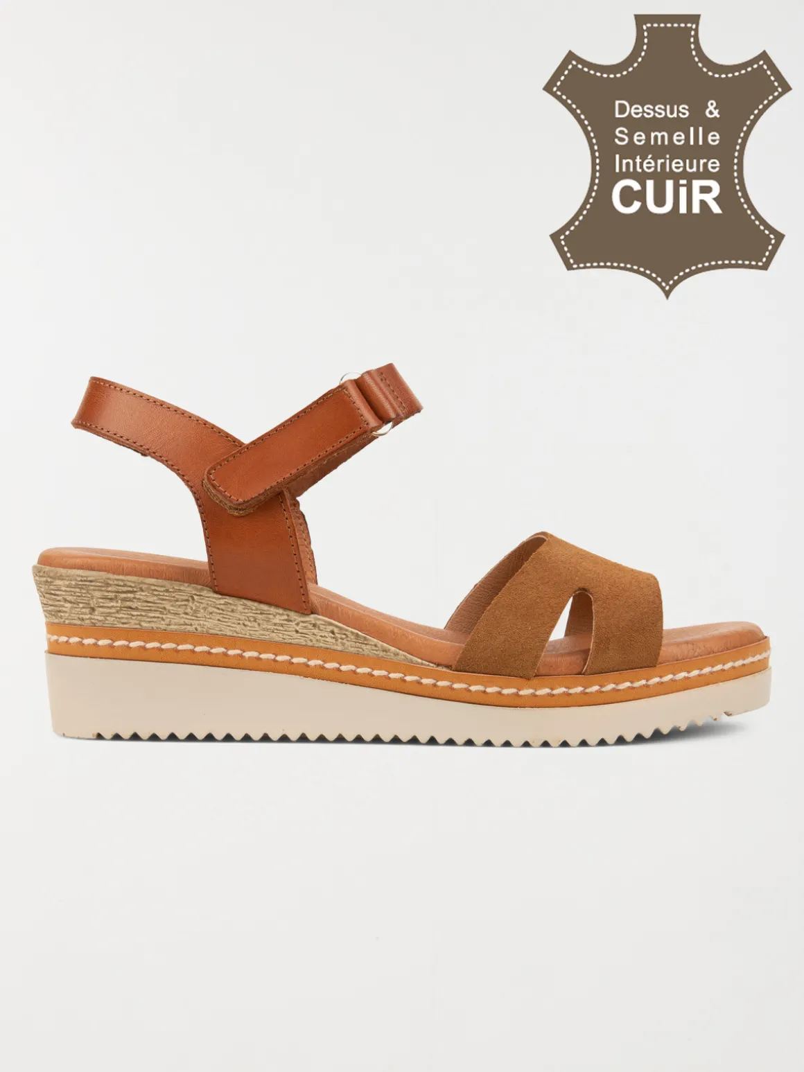 Sandales compensées femme (36-41)