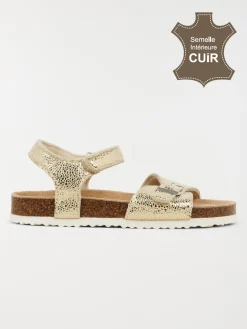 Sandales dorées fille (24-30)