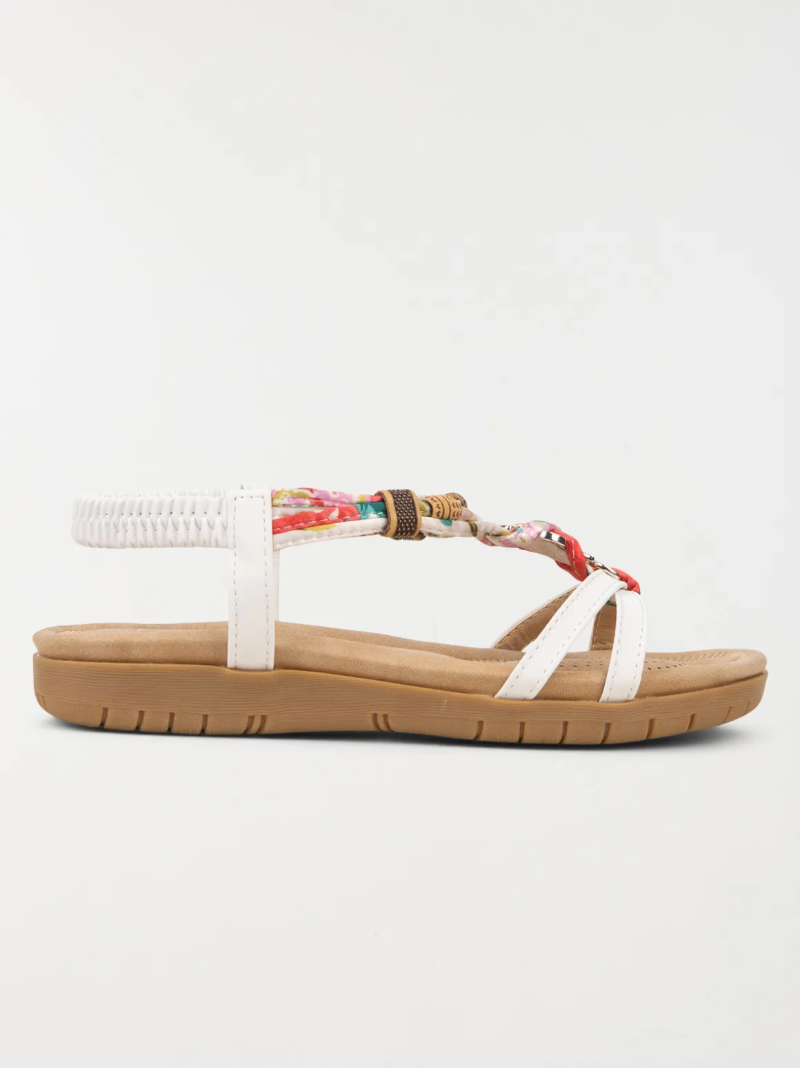 Sandales femme brides fleuries (36-41)