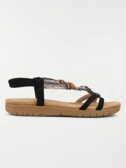 Sandales femme brides imprimées (36-41)