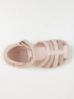 Sandales fermées roses fille (18-23)