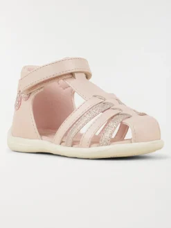 Sandales fermées roses fille (18-23)