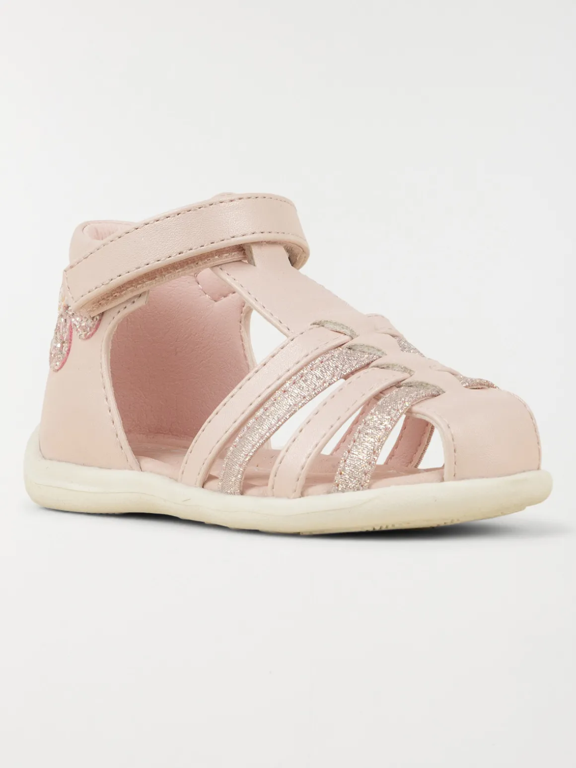 Sandales fermées roses fille (18-23)