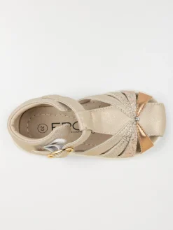 Sandales fille à boucle dorées (18-23)
