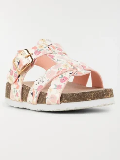 Sandales fleuries fille (20-23)