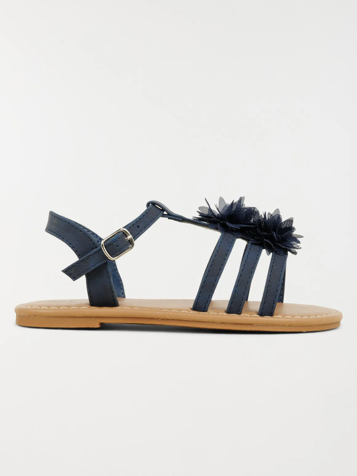 Sandales fleurs tissus fille (24-30)