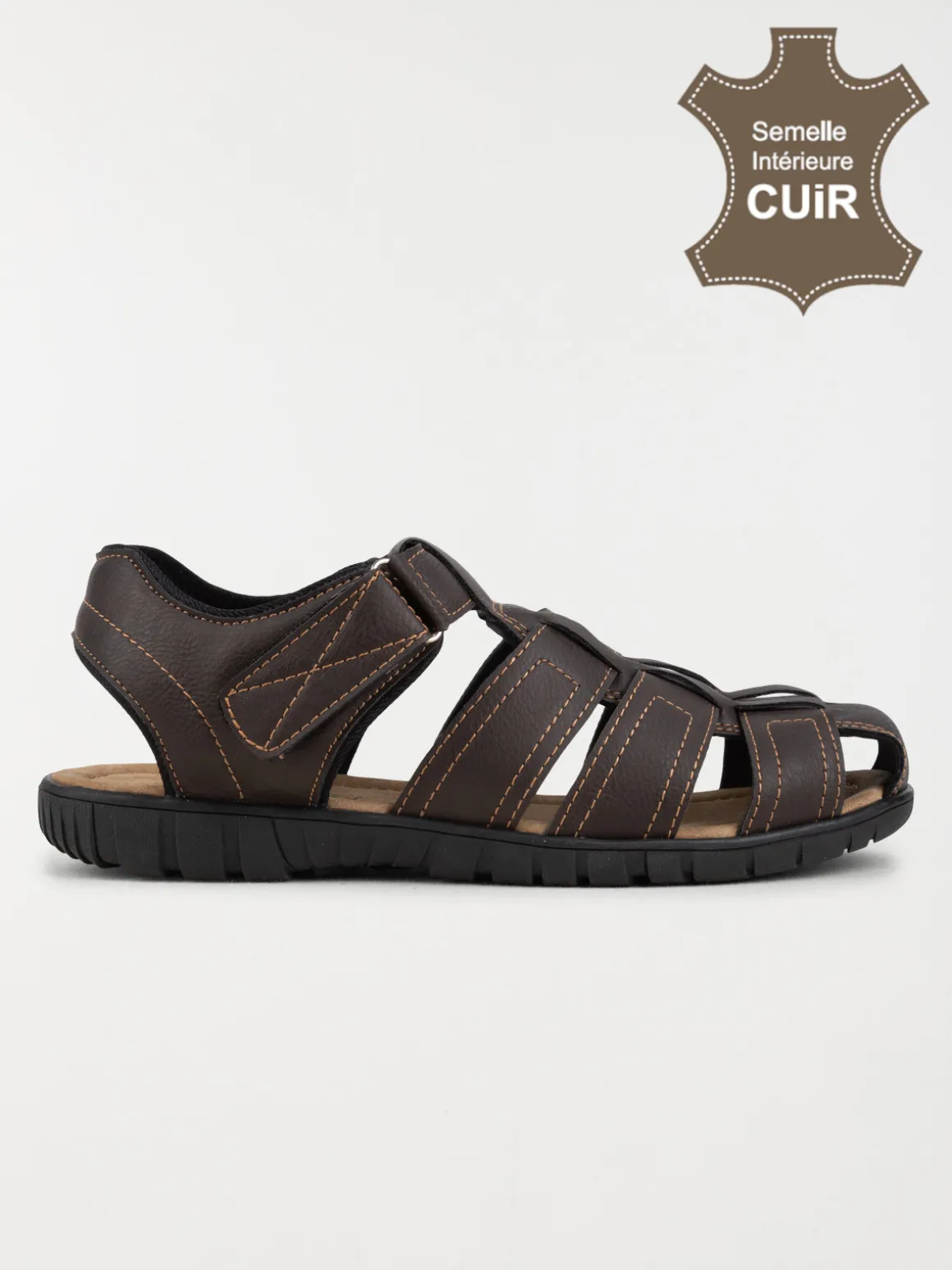 Sandales homme brides et scrath (40-46)