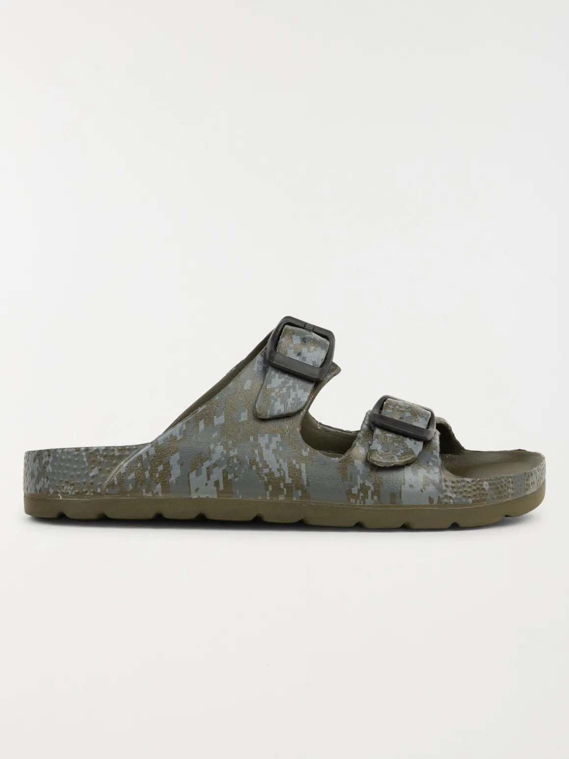 Sandales imprimées garçon kaki (31-35)