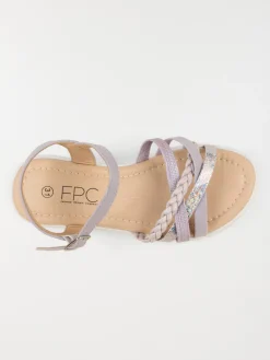 Sandales lilas fille plateforme (31-36)