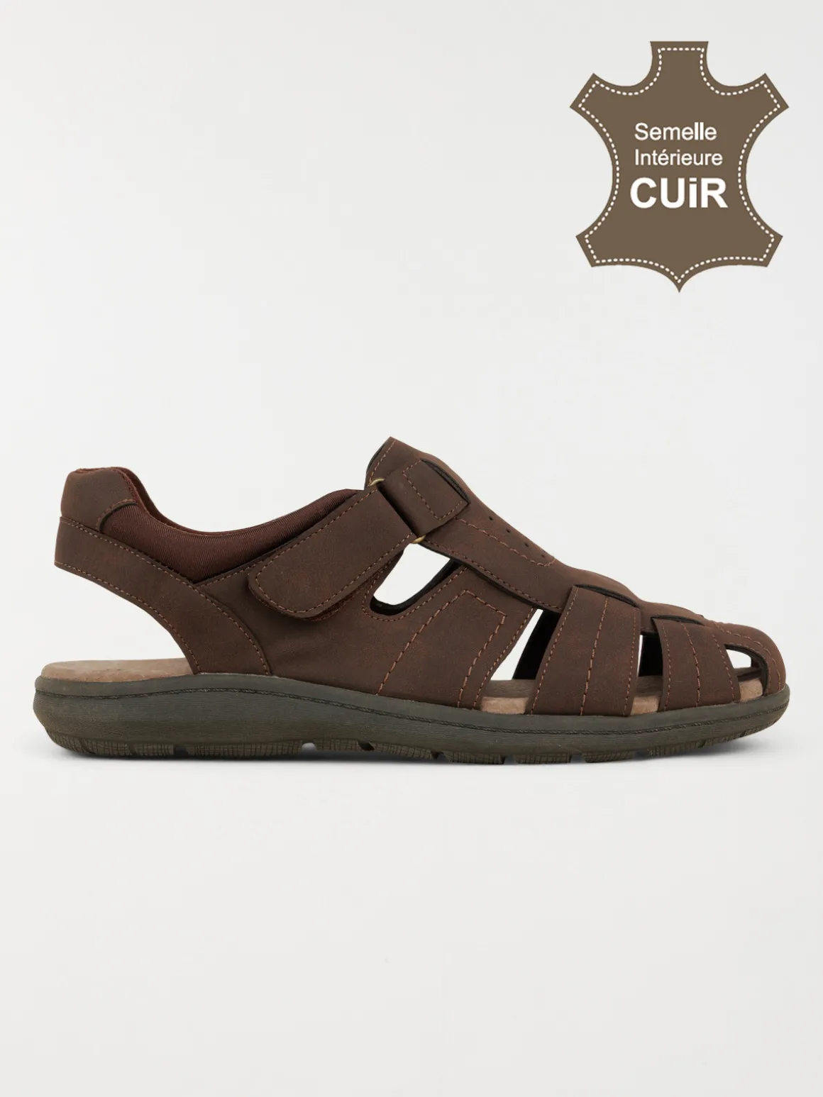 Sandales marrons homme (40-45)