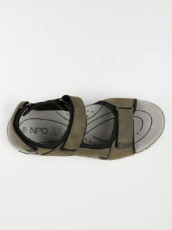 Sandales marrons scratchs homme (40-45)