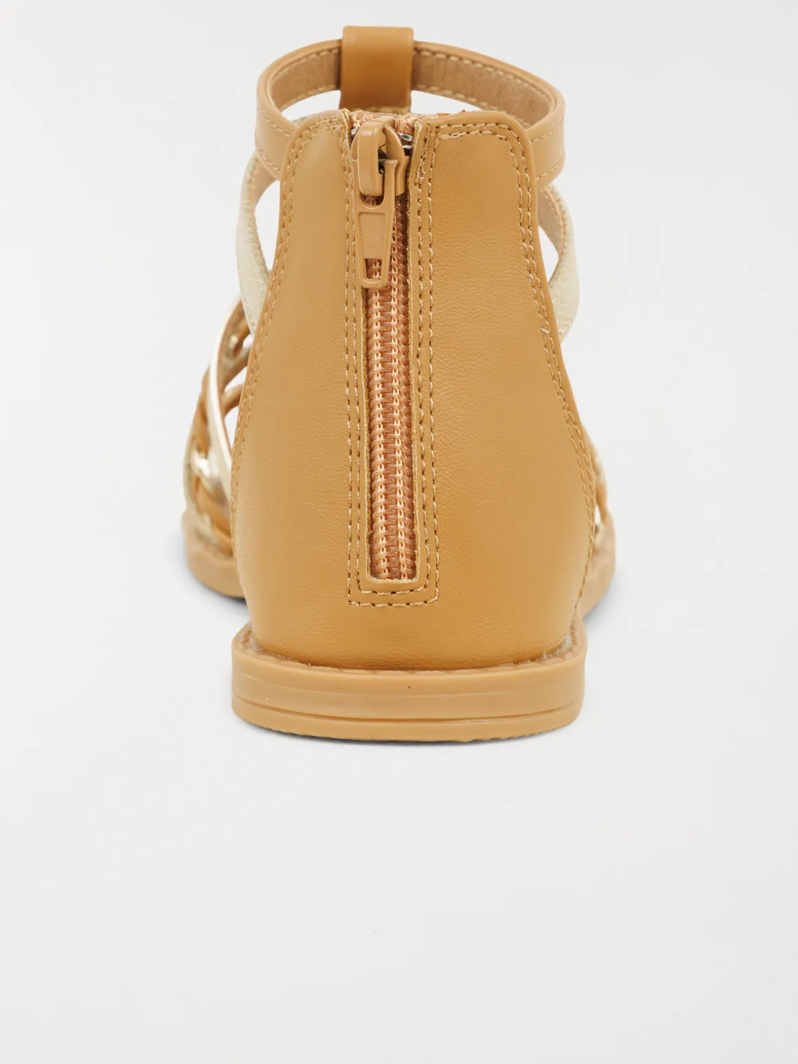Sandales montantes camel fille (31-36)
