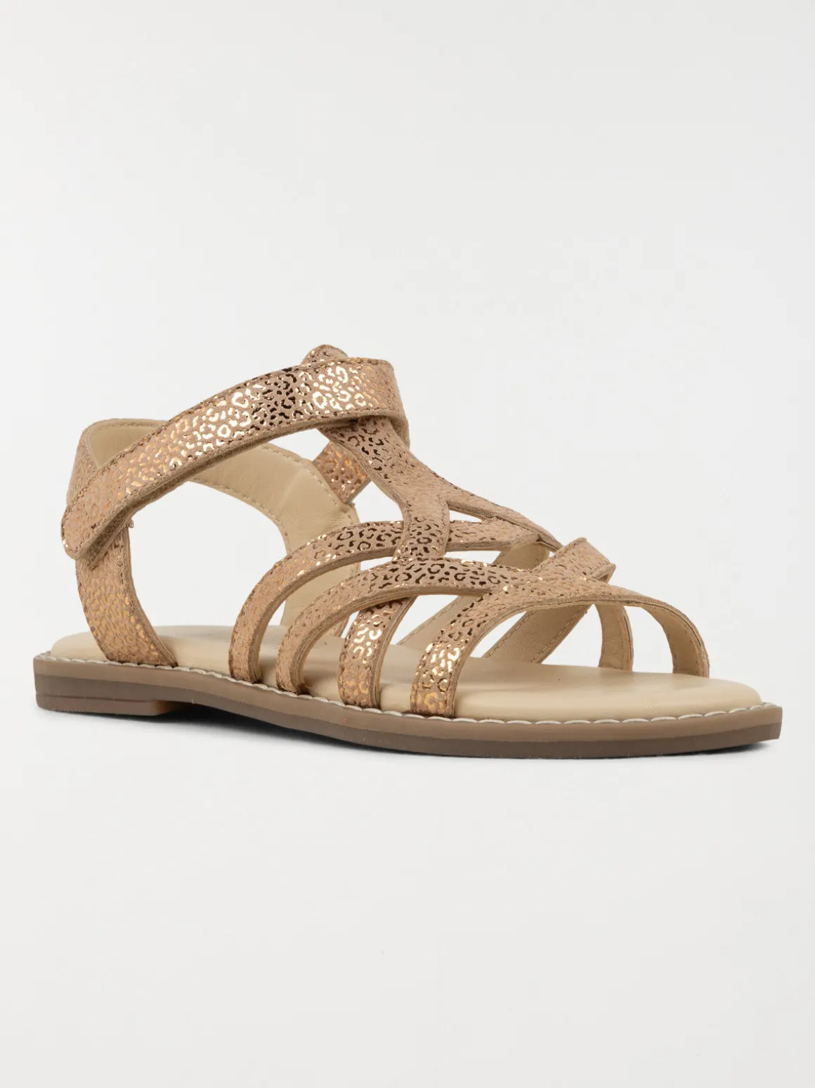 Sandales motif léopard fille (31-36)