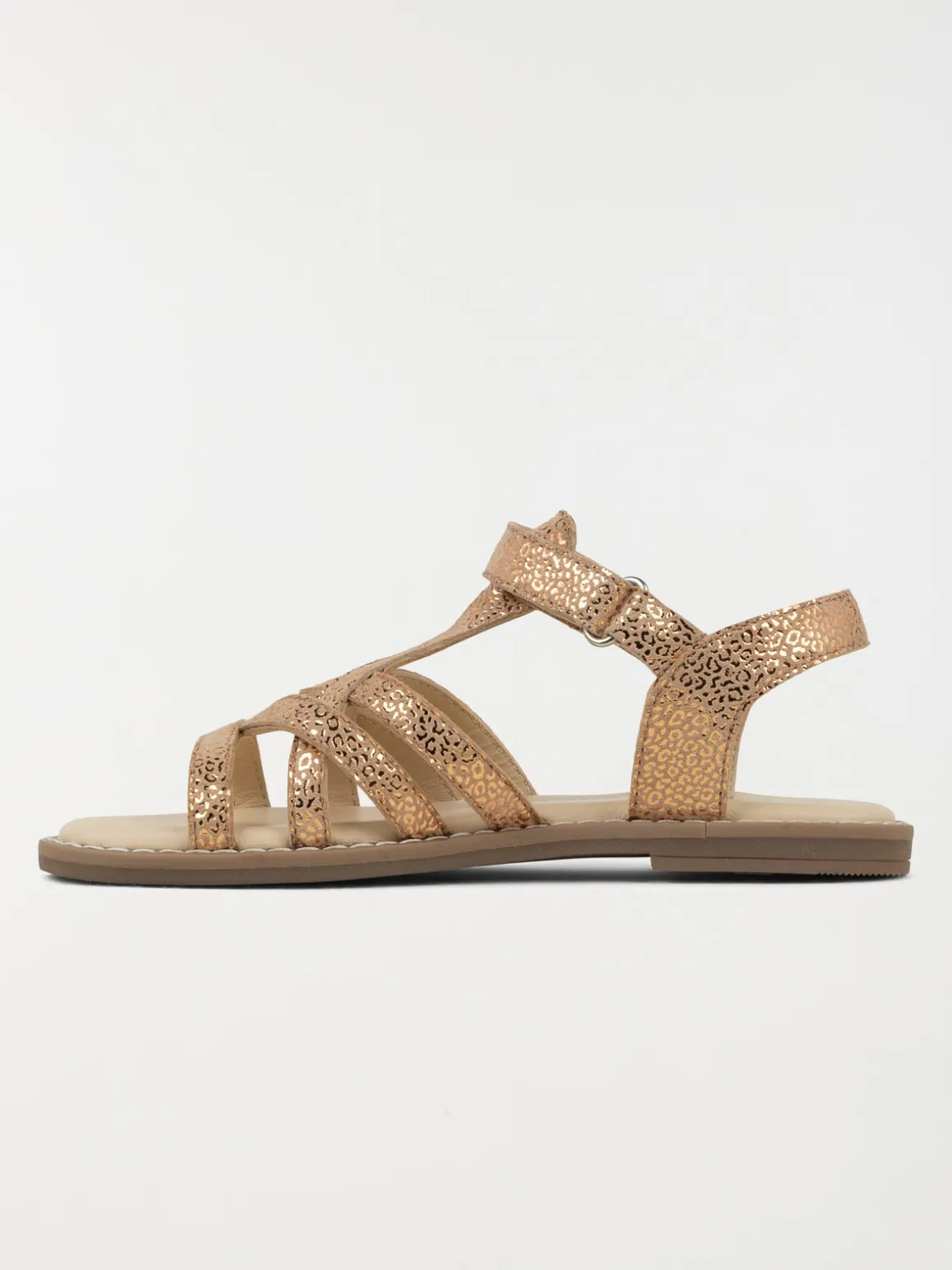Sandales motif léopard fille (31-36)