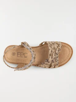 Sandales motif léopard fille (31-36)
