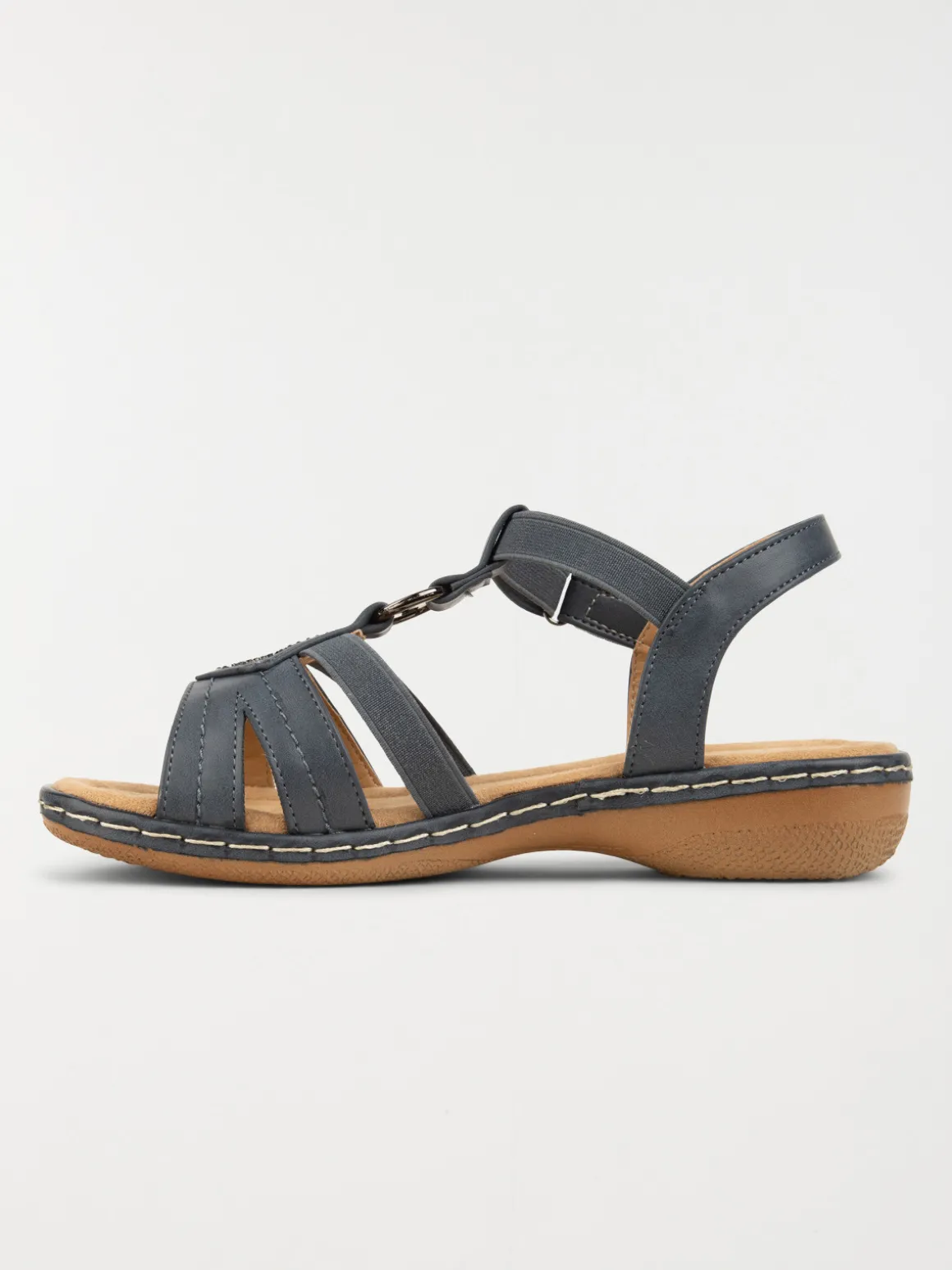 Sandales navy strass femme (37-42)