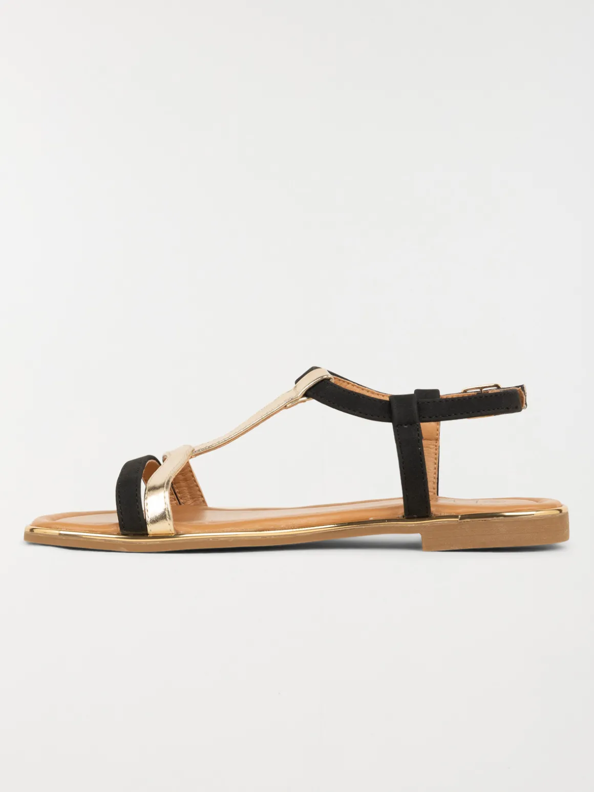 Sandales noires et dorées femme (36-41)