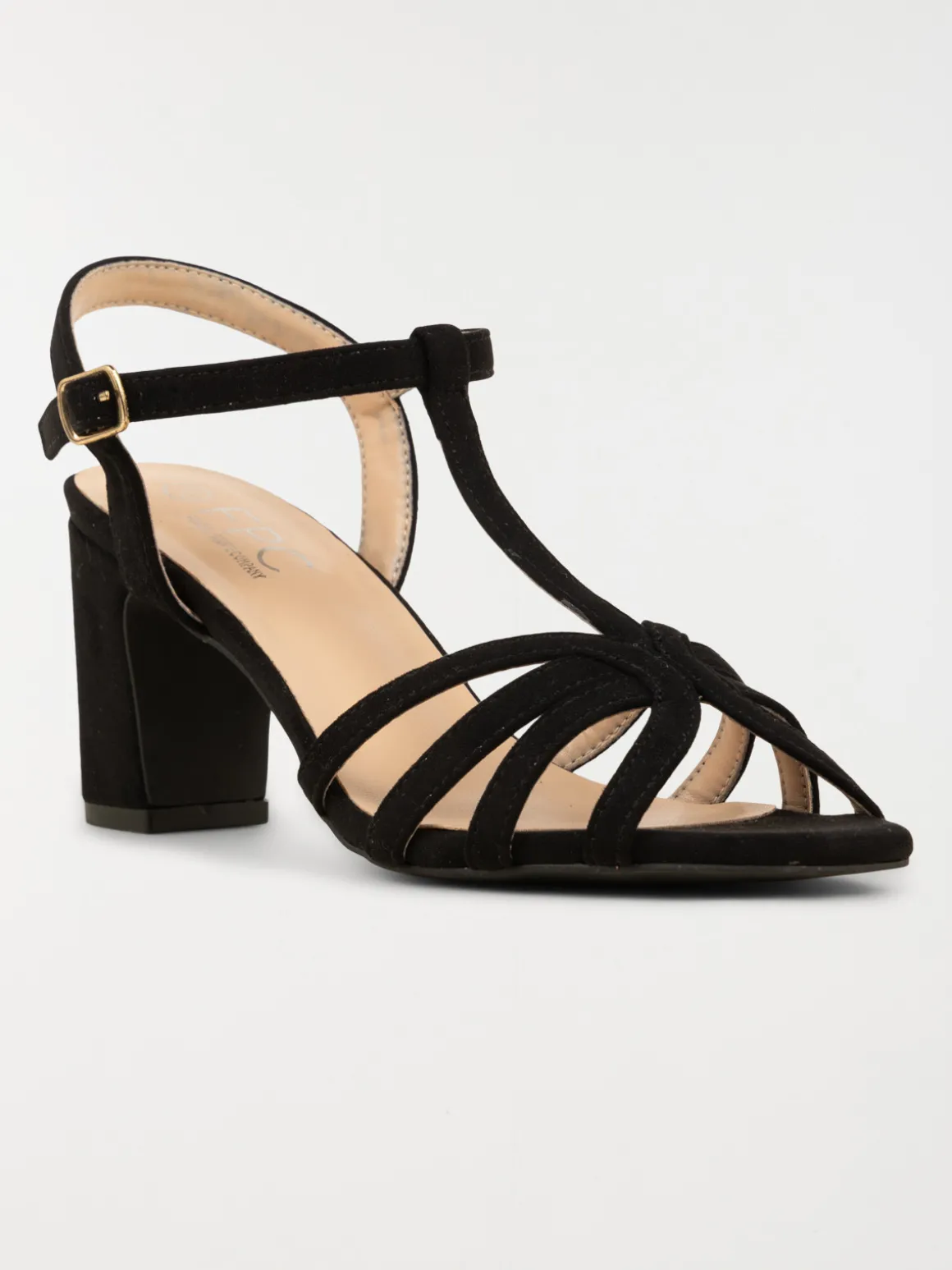 Sandales noires femme à talons (36-41)