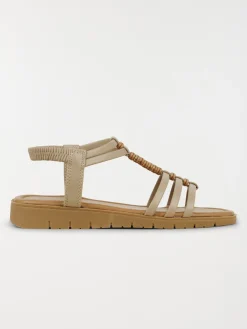 Sandales perles bois femme (36-41)
