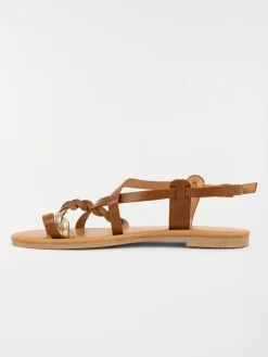 Sandales plates bicolores femme (36-41)