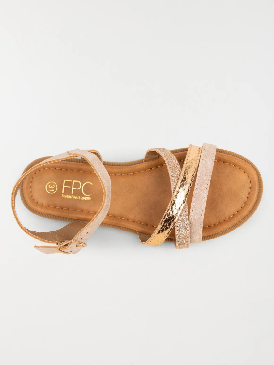 Sandales roses brides fille (24-30)