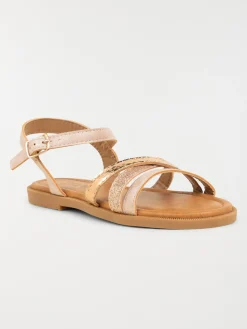 Sandales roses brides fille (24-30)