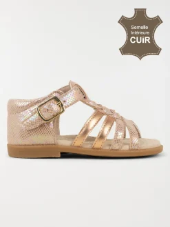 Sandales roses fille (18-23)