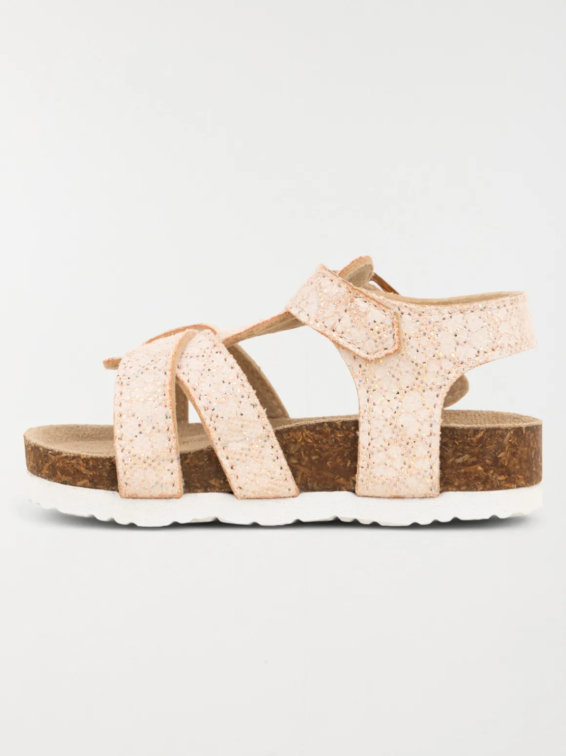 Sandales roses fleurs fille (20-23)