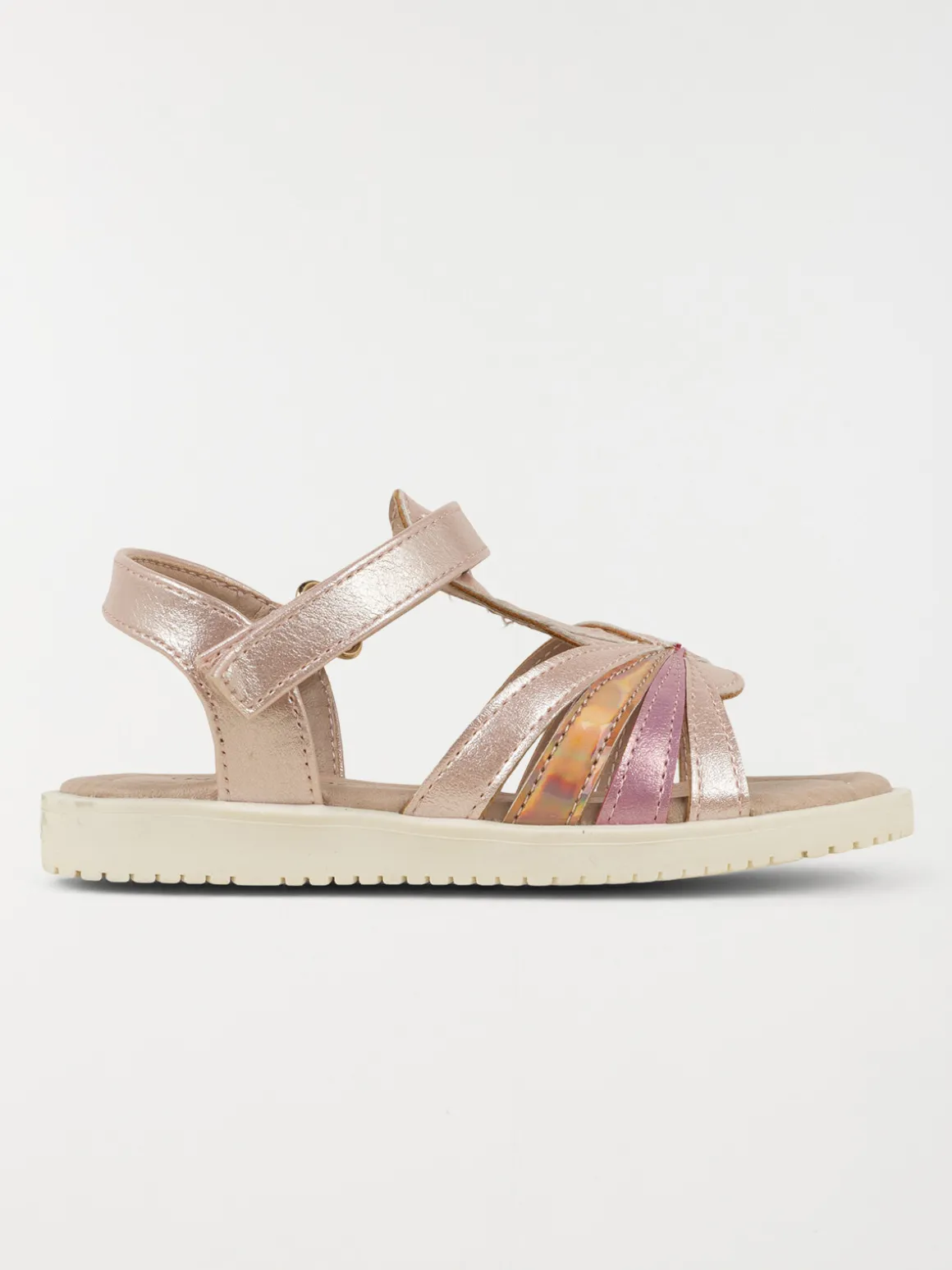 Sandales roses irisées fille (24-30)