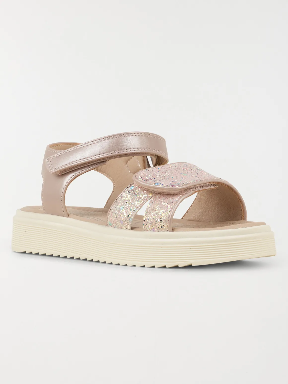 Sandales roses pailletées fille (25-30)