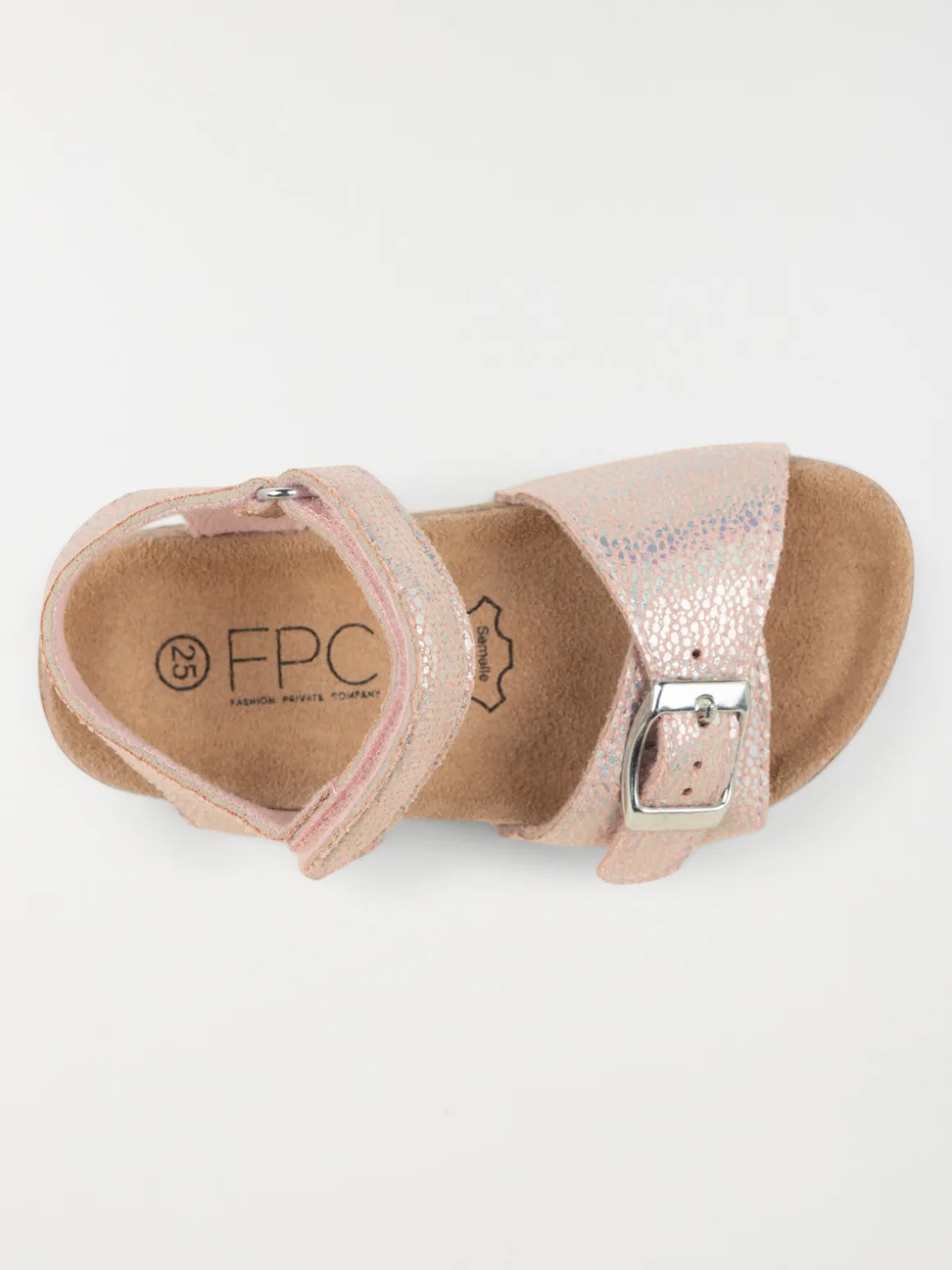 Sandales roses scratch fille (24-30)