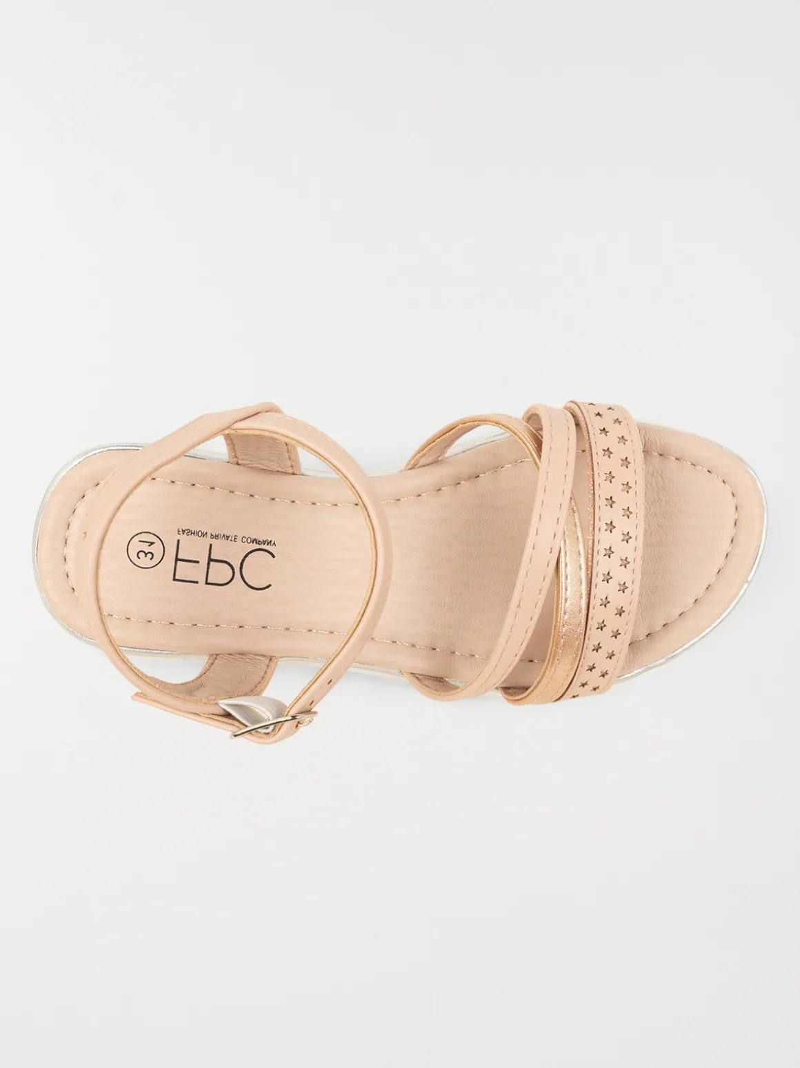 Sandales roses étoiles fille (31-36)